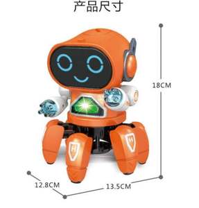 ZR142 Intelligent Educational Electronic Toy Smart <strong>Robot</strong> Humanoid Kids Unisex Gift Dance <strong>Mini</strong> Walking Plastic <strong>Robot</strong> with Lights - Product Image 2