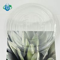 Bol à soupe jetable en papier kraft biodégradable, imprimé en couleur sur mesure, avec couvercle en papier