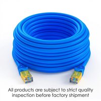 Cat6 Cat6A 23AWG rj45 kabel Patch pelindung kabel ethernet UTP FTP SFTP patch kabel kucing 6A tembaga kabel Patch komunikasi