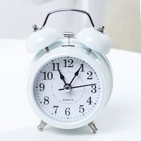 Drops hipping Shopify Lauter Retro Klingeln Wecker mit Nachtlicht Ideales Geschenk für Studenten Schlafzimmer Dekoration Stille Uhr