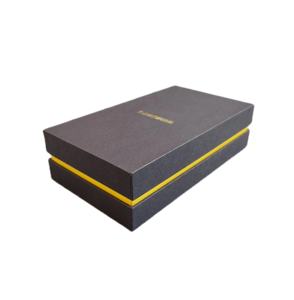 กล่องของขวัญแบบมีฝาปิดและฐานแบบอาร์ตสุดหรูพร้อมโ<span class=keywords><strong>ล</strong></span>โก้ปั๊มฟอย<span class=keywords><strong>ล</strong></span>์สีเงินสีทอง - Product Image 4