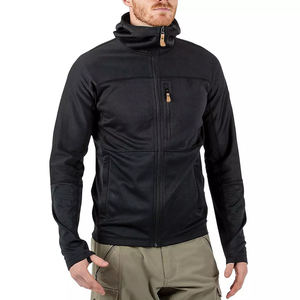 OEM ODM Hombres Casual Running Chaquetas Cortavientos ligero con cuello alto Negro Cremallera completa Tendencia Top para la primavera - Product Image 5