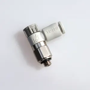 SMC Type Pneumatic Connector YBL AS1201F -AS2201F Pneumatic Throttle Speed Control Valve External Thread Cylinder Throttle