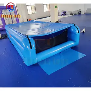 Hot Sale Inflatable Air Pit for sports air bag gymnastics foam air track amusement park games exercise pit PVC mat for adults