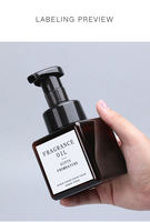 Grand stock de flacons pompe carrés noirs en mousse pour shampoing, savon liquide et emballage cosmétique liquide