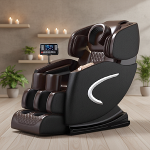 Luxury Zero Gravity Shiatsu Foot Neck Leg Arm Hand Recliner Portable PU Leather Chair - Product Image 4