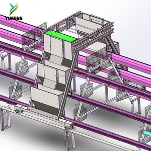 Jaula para Gallinas Ponedoras <span class=keywords><strong>de</strong></span> 3 y 4 Niveles, Jaulas para Pollos Tipo A Galvanizadas en Oferta, Jaula para Gallos Totalmente Automatizada, Equipo para Granjas Avícolas - Product Image 2