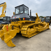 Compacteur agricole d'occasion SHANTUI SD22 pour le nivellement des terres agricoles rurales et les travaux de préparation de petits chantiers légers