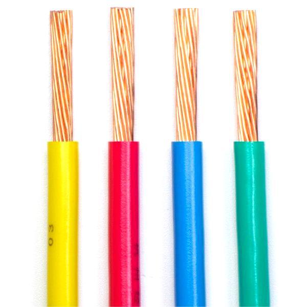 Professional Electrical Installation Stranded Copper Core Bare Wire H07V-U Flame-Retardant PVC Insulated Fire Safety