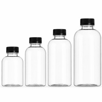 Bouteille en PLA biodégradable de 500 ml et 1 L à large ouverture, de qualité alimentaire, pour jus et boissons, emballage écologique en gros