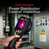 Caméra thermique industrielle FE09 pour réparation mobile, écran LED, rechargeable, température réglable