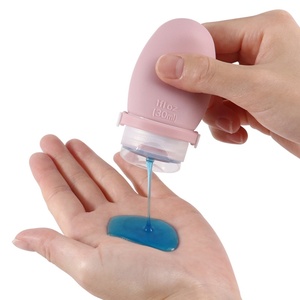Portable 1 Ounce 30ml Plastic Mini Small Travel Size Lotion Storage Bottles Leak Proof Reusable Liquid Silicone Squeeze Bottles - Product Image 6