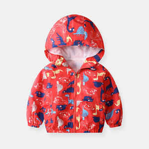 <span class=keywords><strong>Manteau</strong></span> de garçon, veste à capuche avec motif de dessin animé et de dinosaure pour enfants, <span class=keywords><strong>manteau</strong></span> de <span class=keywords><strong>printemps</strong></span>-automne, nouvelle collection 2021 - Product Image 3
