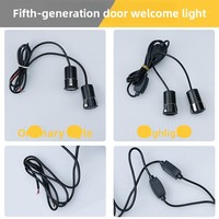 Kit de câblage et de fixation pour éclairage de bienvenue de voiture, éclairage de porte, éclairage laser de 4e et 5e génération, et projecteur au sol pour camions et pick-up