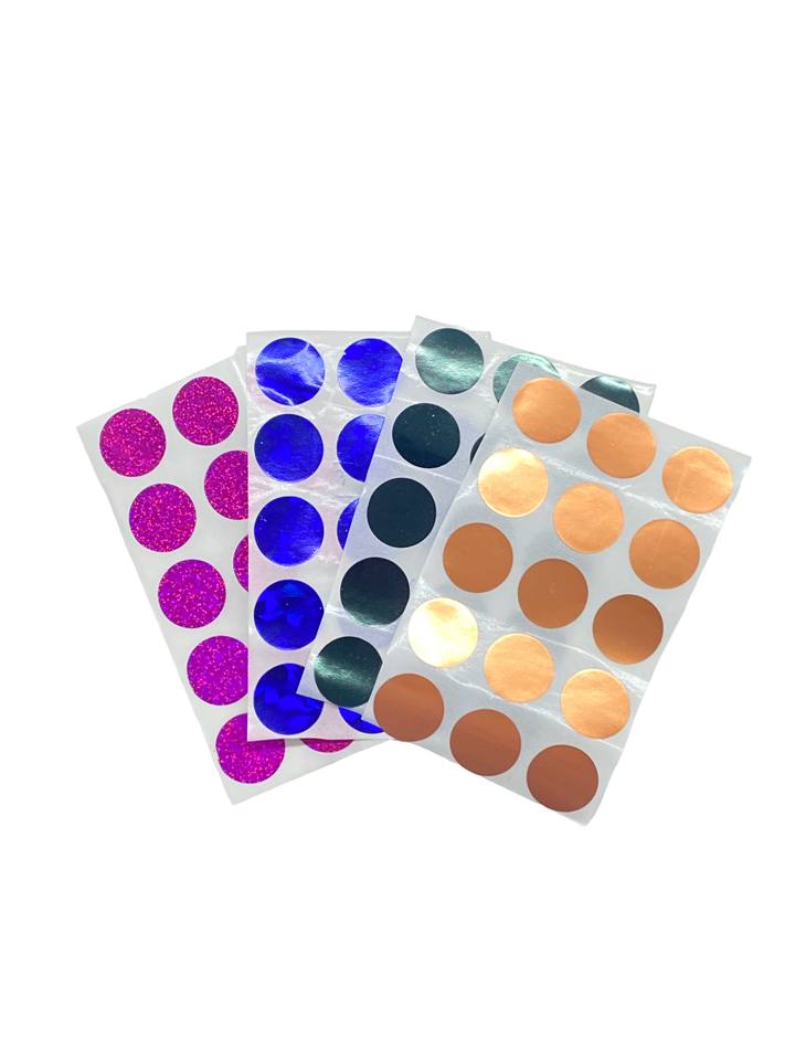 Circle Labels Heart Shape Custom Carton Adhesive Sticker Transparent ...