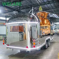 Wecare 470*210*210Cm Volledig Uitgerust Food Truck Airstream Voedsel Trailer Food Truck Met Volledige Keuken