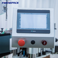 Machine d'étiquetage verticale double face UPK, machine d'étiquetage automatique, machine d'étiquetage pour bouteilles en plastique carrées, machine d'étiquetage pour détergents