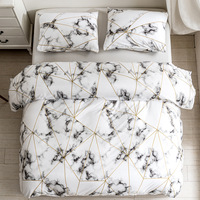 Housse de couette imprimée Queen/King Size 100% polyester certifiée OEKO-TEX 200TC, ensemble de literie de luxe pour la maison