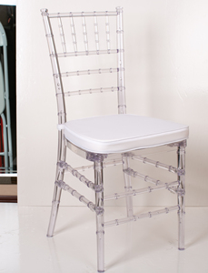 <span class=keywords><strong>Chaise</strong></span> de mariage Chiavari en résine transparente, style Phénix Napoléon, en plastique acrylique cristallin, pour cérémonies et jardins – Offre Spéciale - Product Image 5