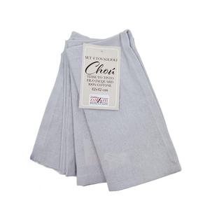 CHOU LINE - 4 serviettes en coton 42x42 cm ICE - Product Image 1