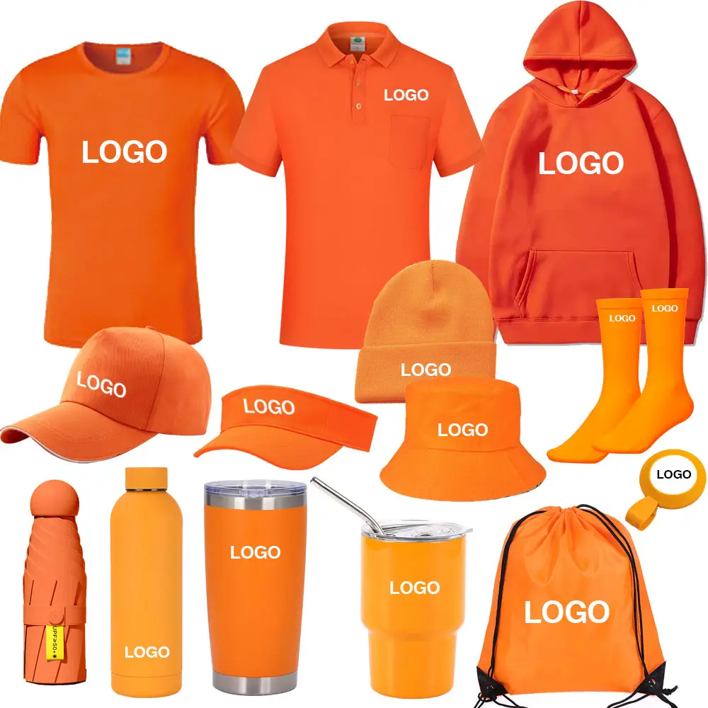 Groothandel Merchandising Trending Items Cap Draagtas Lanyard Sleutelhanger Goedkope Korting Cadeau Custom Logo Creatieve Promotie Producten