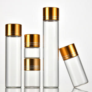 Bottiglie Tubolari in Vetro da 22mm di Diametro con Tappo a Corona - Barattoli Sigillati di Piccola Capacità per Desideri, Messaggi <span class=keywords><strong>e</strong></span> Dispensazione - Product Image 1