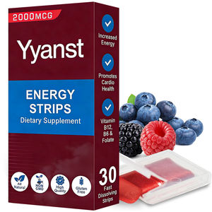 Tiras Orales de Biotina y Vitamina B12 Totalmente Naturales OEM/ODM para la Salud del Cabello, Piel, Uñas y Corazón en Adultos - Empaque Personalizado - Product Image 1