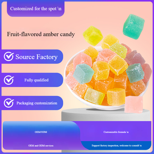 Bonbons gélifiés à l'ambre, <span class=keywords><strong>emballés</strong></span> individuellement, aux saveurs fruitées, faits à la main pour les fêtes d'enfants - Product Image 3