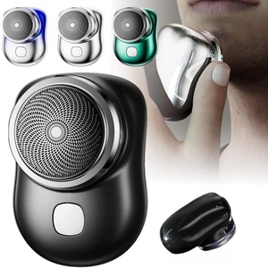 Afeitadora Rotativa Multifuncional Mini Portátil para Hombre, Resistente al Agua IPX7, Carga USB, 2 Horas de Autonomía, Carcasa Metálica - Product Image 1