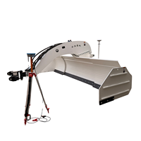 Niveleur hydraulique à col de cygne avancé pour satellite, commande laser double, capacité 2600 kg, de 3 m à 5 m, personnalisé en usine