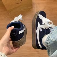 Chaussures de marche décontractées rétro coréennes pour femmes, respirantes, en tissu doux, antidérapantes, à lacets, tendance
