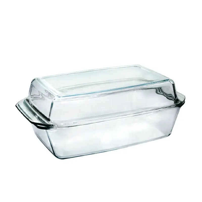 Безопасная стеклянная кастрюля для микроволновой печи со стеклянной крышкой для супа/прозрачная стеклянная кастрюля для приготовления пищи кастрюля