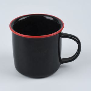 Tasse en émail vintage écologique tasse à café ou à thé tasse vintage cadeau décor rustique tasse de camping - Product Image 4