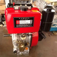 Moteur diesel monocylindre 4 temps Euro 3 de 10 CV, refroidi par air, pour bateaux, machines, pompes, facile à utiliser