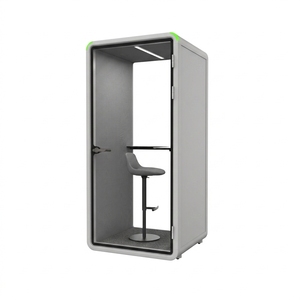 ห้องทำงานส่วนตัวแบบเคลื่อนย้ายได้ ป้องกันเสียงรบกวน ไม่ต้องติดตั้ง - Product Image 5