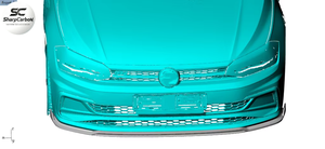 โรงงานผลิต ODM สำหรับ <span class=keywords><strong>Volkswagen</strong></span> VW <span class=keywords><strong>Polo</strong></span> <span class=keywords><strong>GTI</strong></span> คาร์บอนไฟเบอร์ ชิ้นส่วนสปอยเลอร์กันชนหน้า 4 ประตู ปี 2017 - <span class=keywords><strong>2020</strong></span> - Product Image 2
