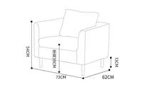 Canapé d'angle en tissu de style crème nordique, design de luxe léger, idéal pour salon, hôtel et école, adapté aux petits appartements