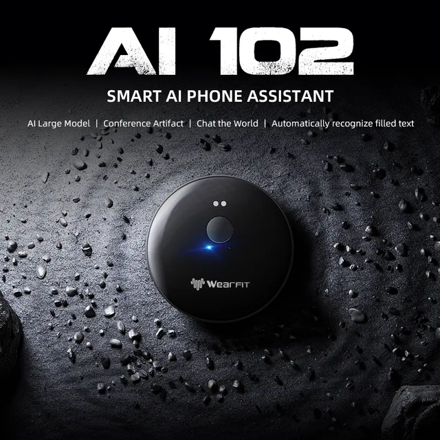 2025 Newest Popular Portable Ai 102 Smart Phone Assistant AI Translator Product Category for Easy Travel