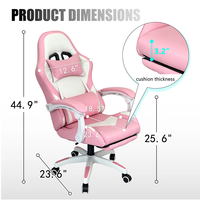 Chaise de jeu personnalisée en gros, chaise de course promotionnelle avec inclinaison à 135° °   Accoudoir articulé inclinable pour les distributeurs de meubles