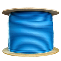 Kabel LAN SFTP CAT5E Indoor PVC/LSZH Jacket UTP 8 Konduktor Tembaga Solid 1M/5M