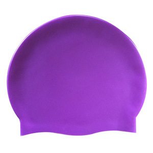 Gorro de natación de silicona para adultos, extra grande, de color sólido, impermeable, para mujeres, para natación y deportes acuáticos - Product Image 3