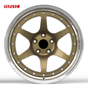 Cerchi Auto Forgiati GS a 3 Pezzi Lucidati a Specchio da 21, 19, 18, 20 Pollici 5x114.3 5x112 5x120 per Mercedes, BMW, RR, Benz - Product Image 1