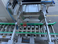 Ligne de production de conditionnement de bouteilles de jus robotisées de haute qualité, machine d'emballage de boîtes de boissons à alimentation manuelle Spider Hand, palettiseur pour l'alimentation