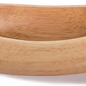 Bol de service en bois pour fruits ou salades, stockage de fruits de récipient de service de nourriture d'assiette de noix, approprié à la décoration à la maison - Product Image 1