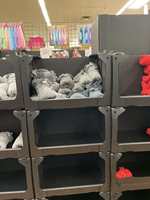 Bac de stockage empilable Euro pour entrepôt, en PP recyclé, pour vêtements et chaussettes