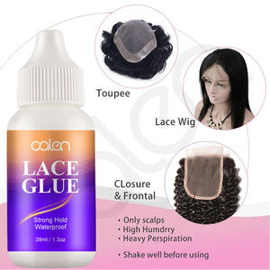 Kit de coiffure avec Logo personnalisé, 5 pièces, robuste, contrôle du bord, cire à longue durée, résistant à l'eau, colle et dissolvant de colle, nouveau - Product Image 3