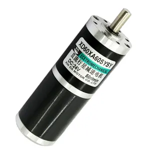 Motor de engranaje planetario de 60mm, 12V, 24V, 50W, 60XA60SYSY, Motor de CC, velocidad ajustable, CW, CCW, Motor de alta potencia de alto par, Motor de baja velocidad