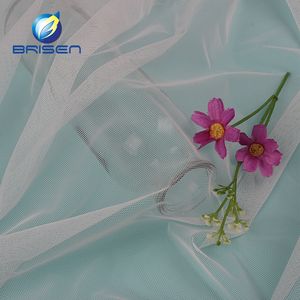 Tulle mat doux 100% nylon polyester pour robe de mariée, rouleaux de <span class=keywords><strong>tissu</strong></span> en maille, largeur personnalisée de 3 m, <span class=keywords><strong>tissu</strong></span> pour robe de fête de mariage - Product Image 1