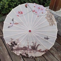 Vente en gros de parapluie de mariage Z33, parapluie artisanal en tissu chinois, Parasol en papier bambou, parapluie de mariage