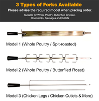 Four à rôtir commercial électrique pour poulets, 9 broches rotatives, en acier inoxydable, 18400W, mode économie d'énergie haute puissance pour